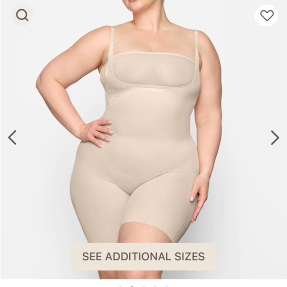Skims Open Bust Bodysuit Shapeware